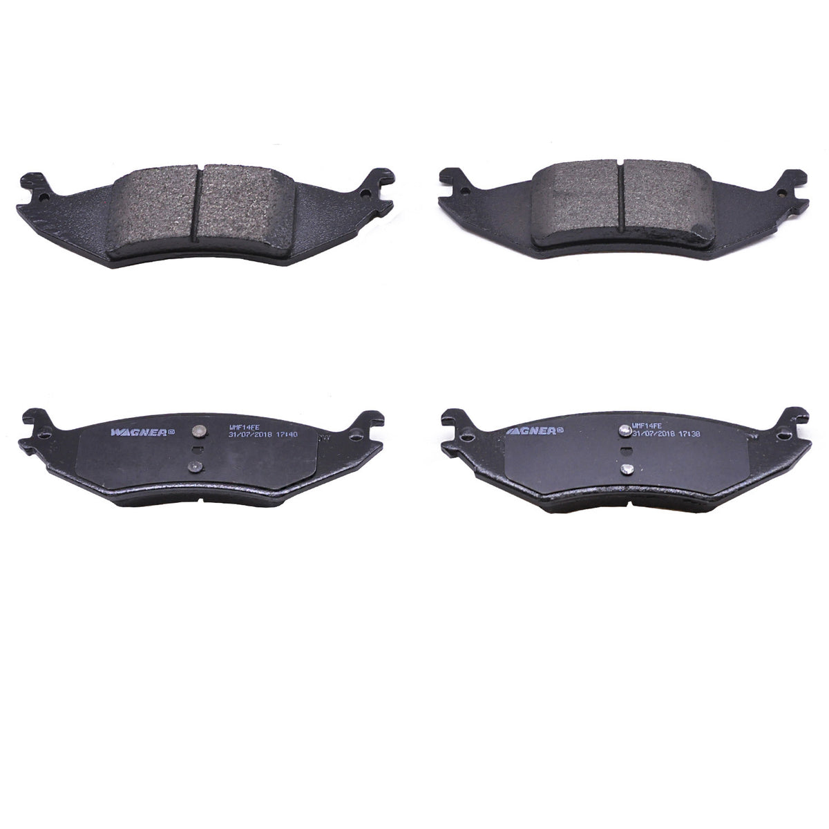 7949-D1046 Balatas de Fibra de Carbono Traseras para Ford E-150 2006 WAGNER