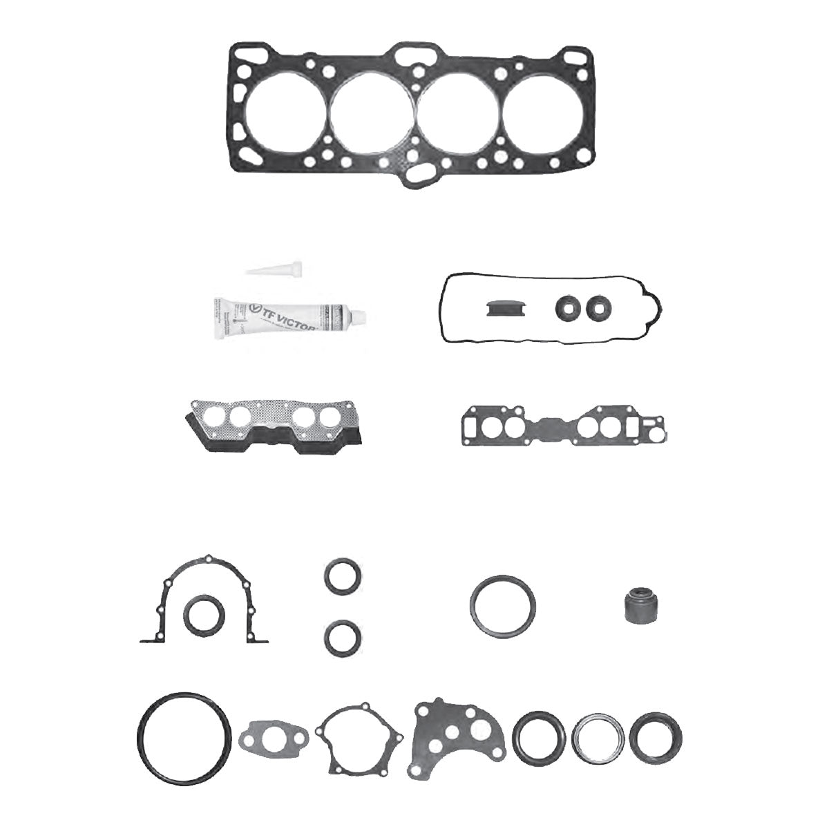 JC-115 Juego Completo de Juntas de Motor para Dodge H100 2003 TF VICTOR