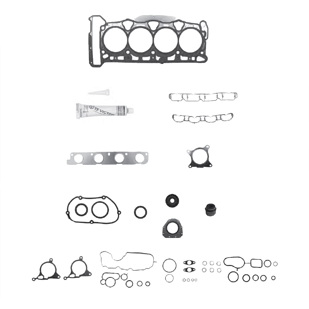 JC-121 Juego Completo de Juntas de Motor para Audi allroad 2016 TF VICTOR