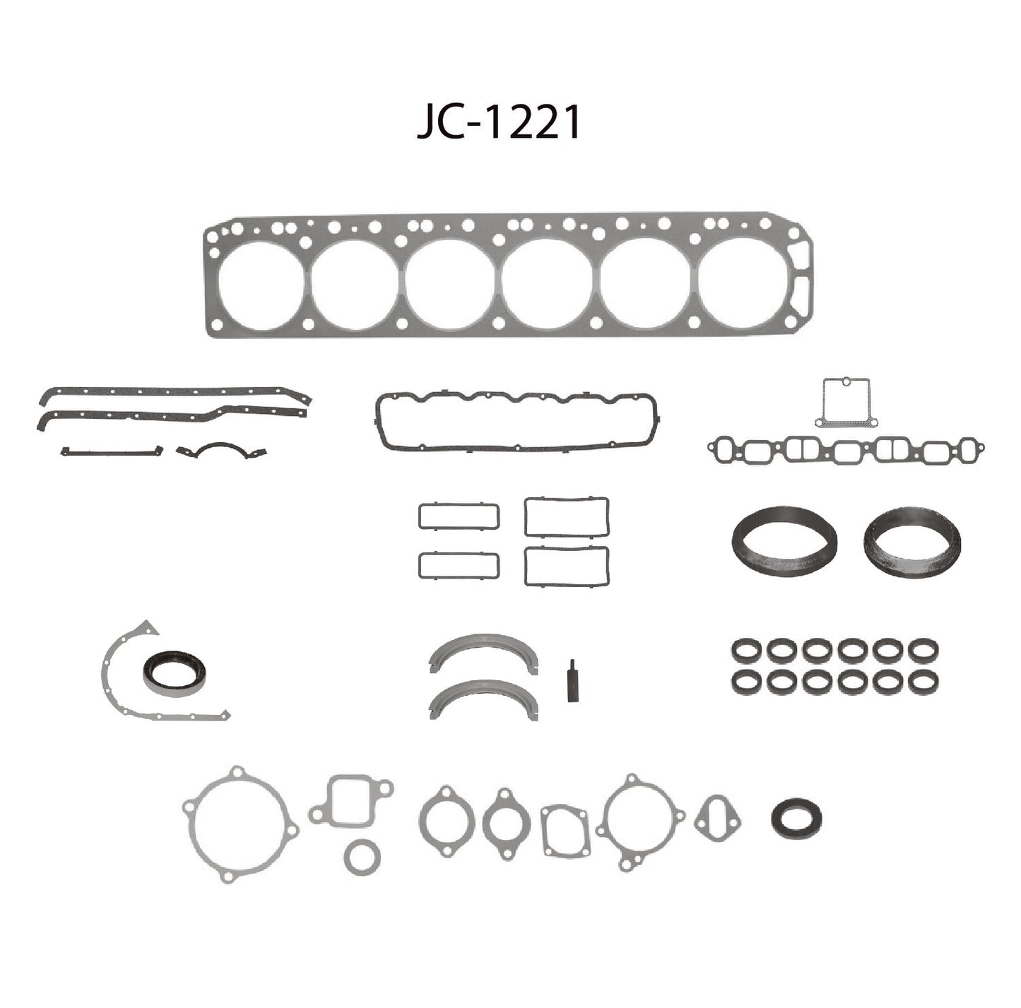 JC-1221 Juego Completo de Juntas de Motor para Chevrolet P30 Van 1971 TF VICTOR