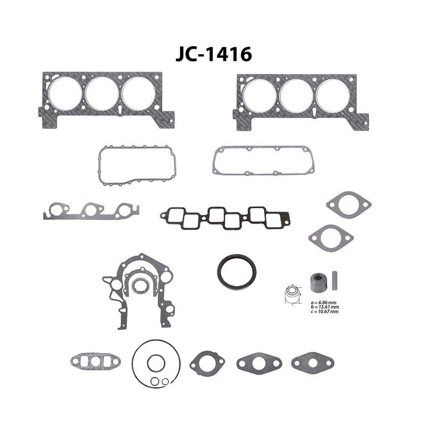 JC-1416 Juego Completo de Juntas de Motor para Dodge Caravan 1997 TF VICTOR