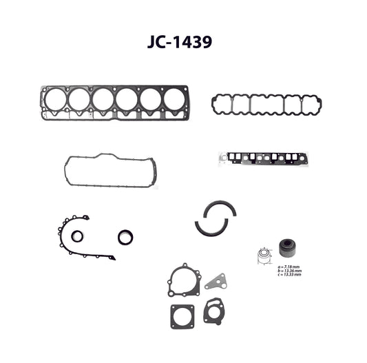 JC-1439 Juego Completo de Juntas de  Motor para Jeep Comanche 1989 TF VICTOR