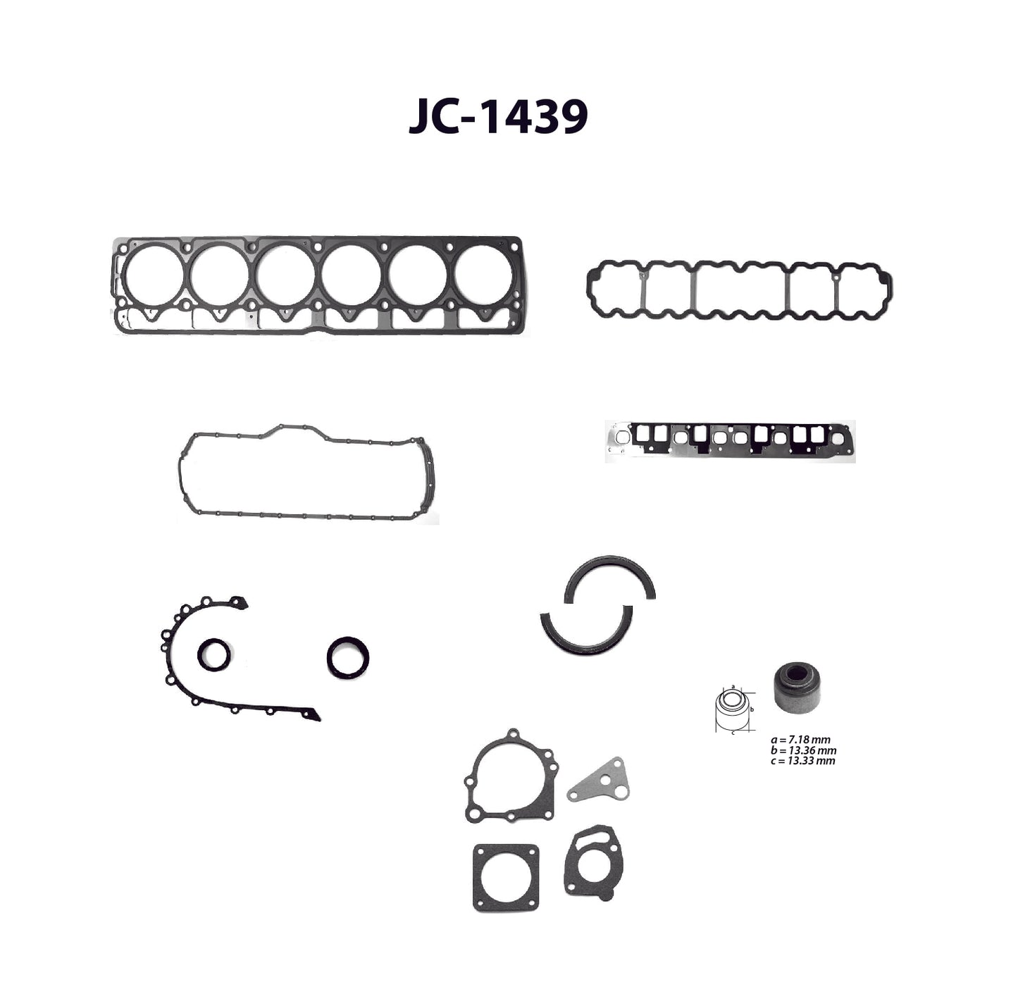 JC-1439 Juego Completo de Juntas de  Motor para Jeep Cherokee 1995 TF VICTOR