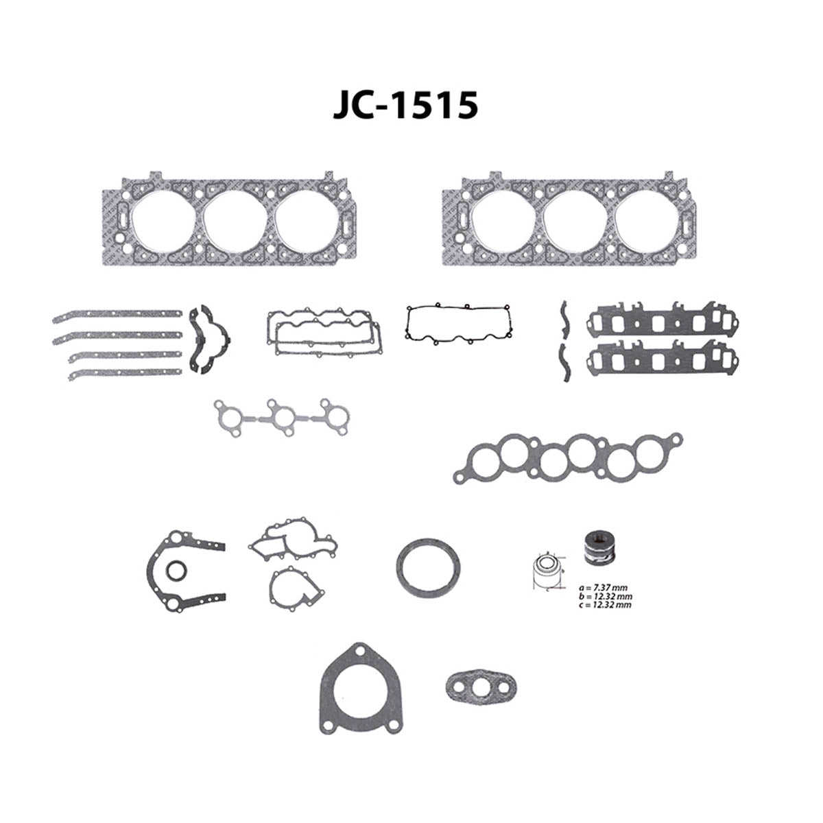 JC-1515 Juego Completo de Juntas de Motor para Mercury Sable 1994 TF VICTOR