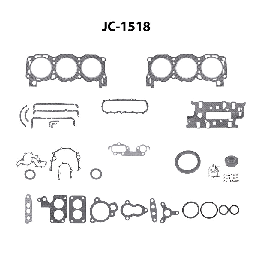 JC-1518 Juego Completo de Juntas de Motor para Ford Mustang II 1974 TF VICTOR