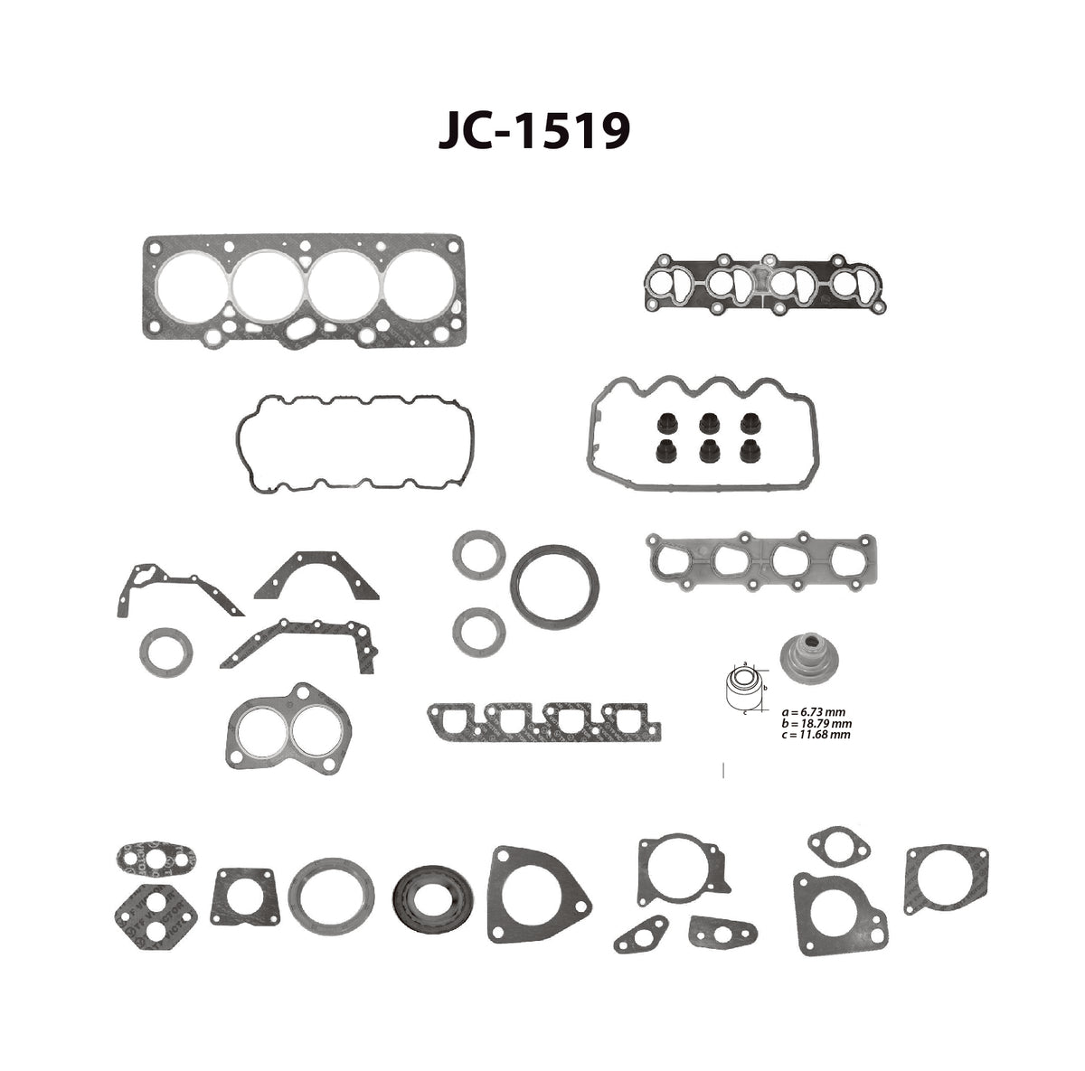 JC-1519 Juego Completo de Juntas de Motor para Mercury Tracer 1997 TF VICTOR