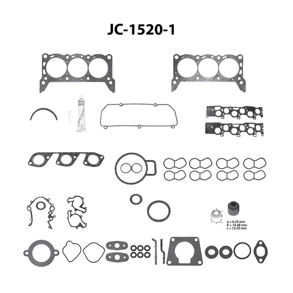 JC-1520-1 Juego Completo de Juntas de  Motor para Ford Mustang 1997 TF VICTOR