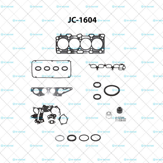JC-1604 Juego Completo de Juntas de  Motor para Mitsubishi Eclipse 2007 TF VICTOR