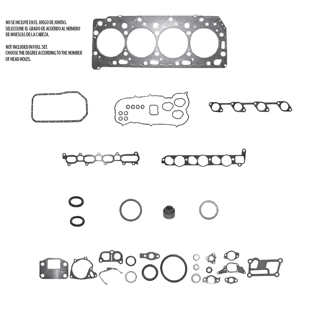 JC-1614 Juego Completo de Juntas de  Motor para Mitsubishi L200 2011 TF VICTOR