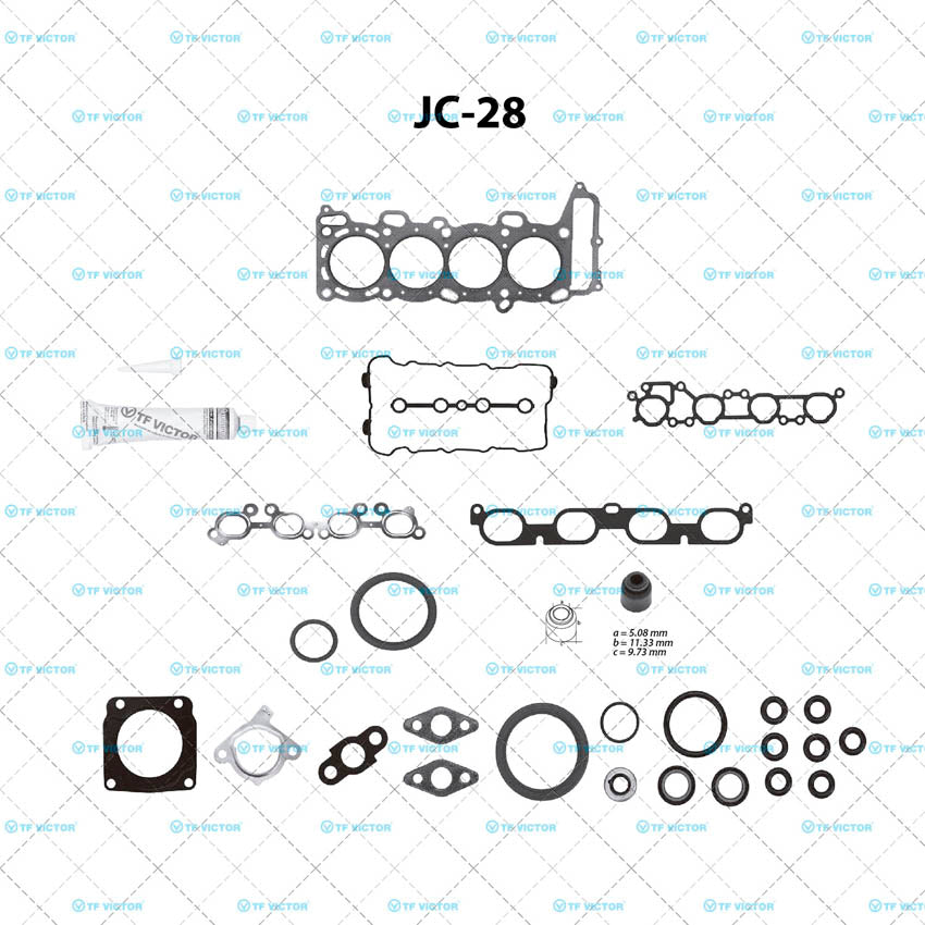 JC-28 Juego Completo de Juntas de Motor para Nissan Sentra 1996 TF VICTOR