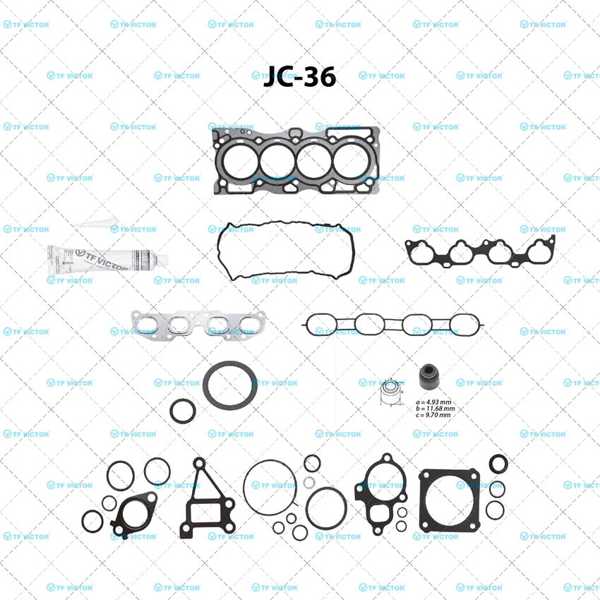 JC-36 Juego Completo de Juntas de Motor para Nissan Rogue 2009 TF VICTOR