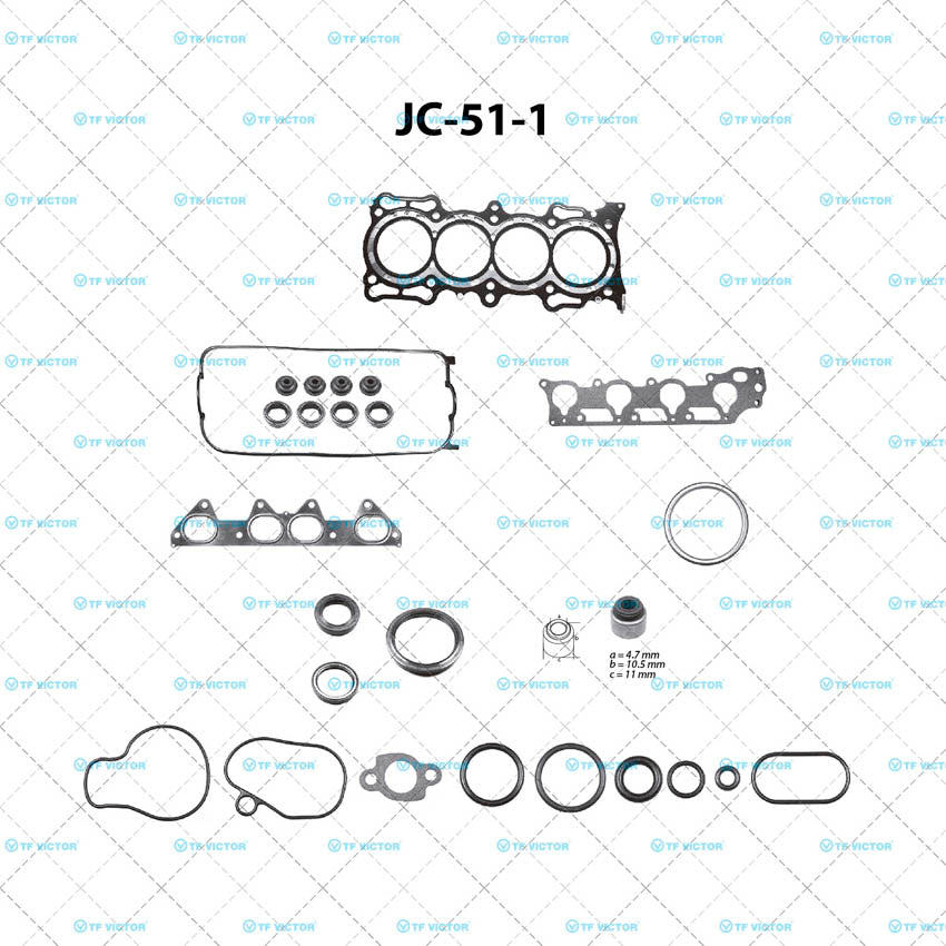 JC-51-1 Juego Completo de Juntas de Motor para Honda Accord 2000 TF VICTOR