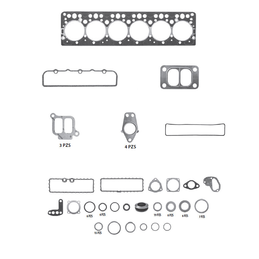 JC-7000 Juego Completo de Juntas de  Motor Diesel para Freightliner MB60 1992 TF VICTOR