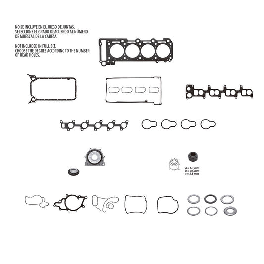 JC-905 Juego Completo de Juntas de  Motor para Mercedes-Benz Sprinter 2010 TF VICTOR