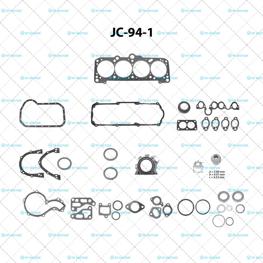 JC-94-1 Juego Completo de Juntas de Motor para Volkswagen Pointer Truck 2005 TF VICTOR