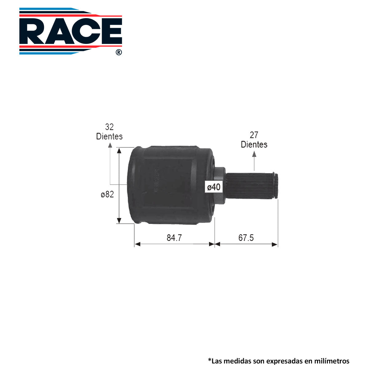 RC-7008 Junta Lado Caja Transmisión Manual  Lado Izquierdo para Honda Accord 1999 RACE