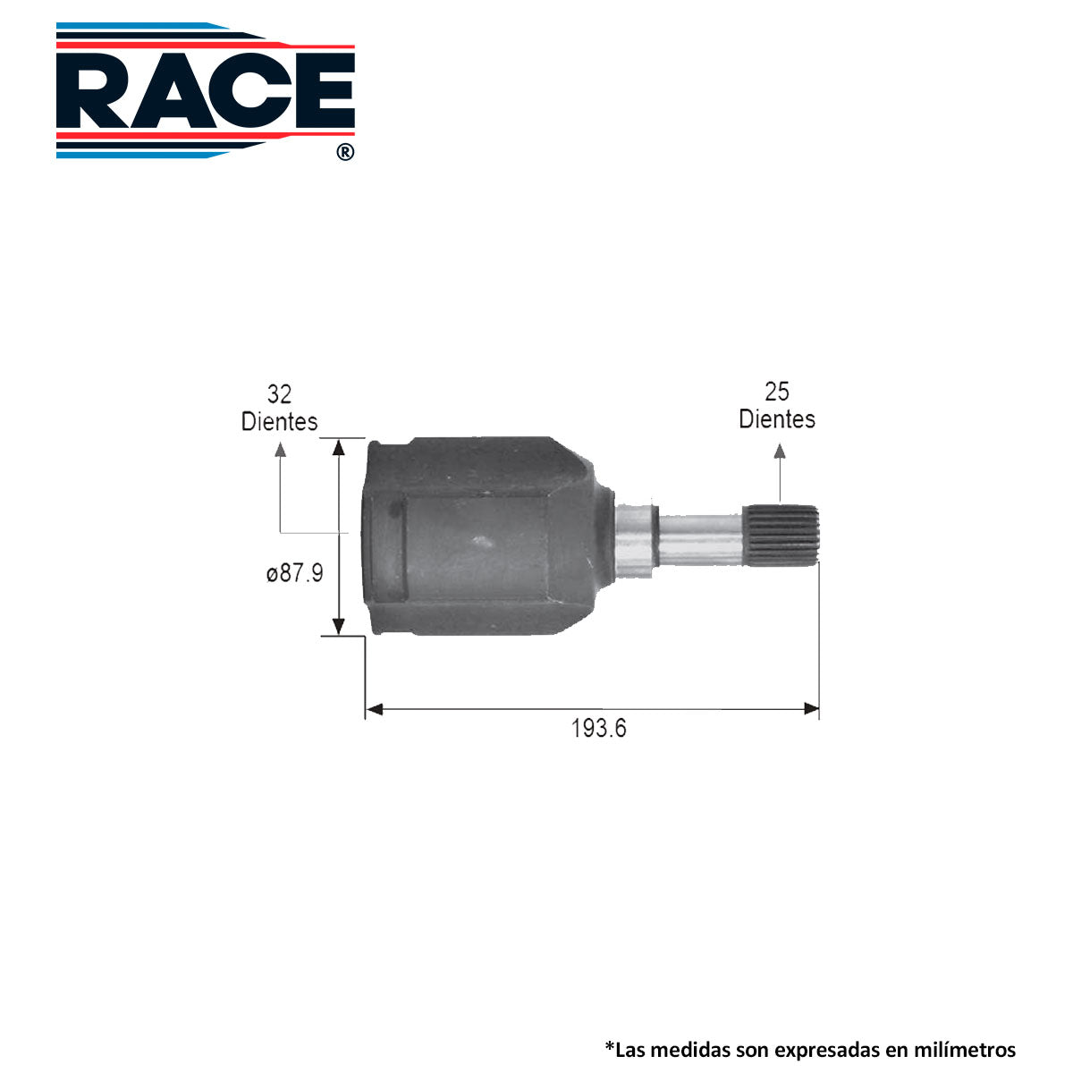 RC-7013 Junta Lado Caja Transmisión Automática Lado Izquierdo Gtc/Gts para Chrysler LeBaron 1993 RACE