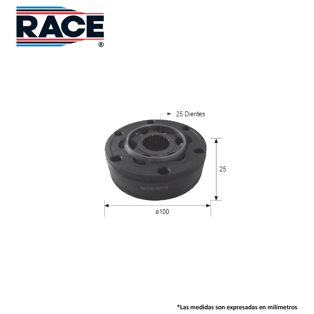 RC-7021 Balero Homocinético Transmisión Manual/Automática Lado Cardan 100 mm para Jeep Grand Cherokee 2003 RACE