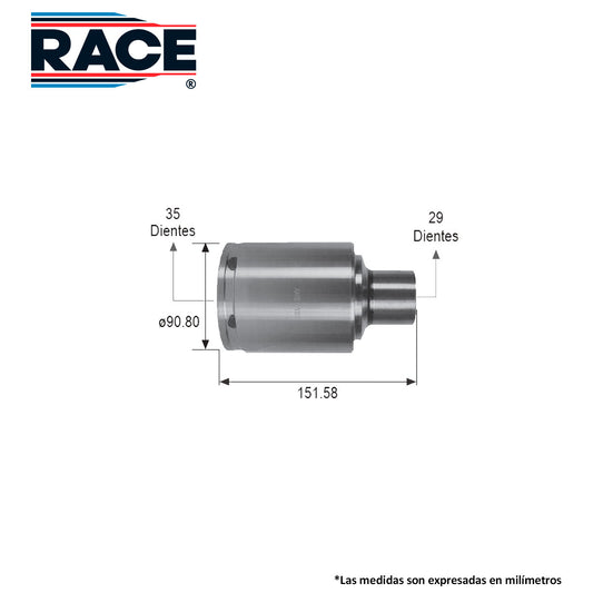 RC-7026 Junta Lado Caja Transmisión Automática  Lado Izquierdo para Jeep Liberty 2006 RACE