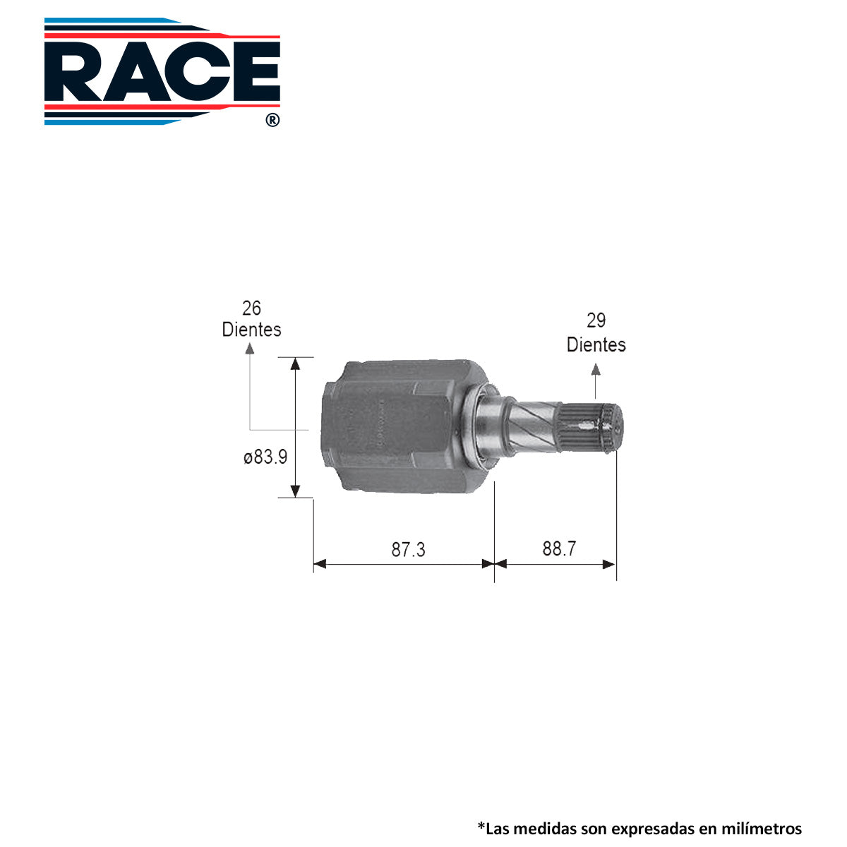 RC-7049 Junta Lado Caja Transmisión Automática  Lado Izquierdo para Nissan X-Trail 2003 RACE