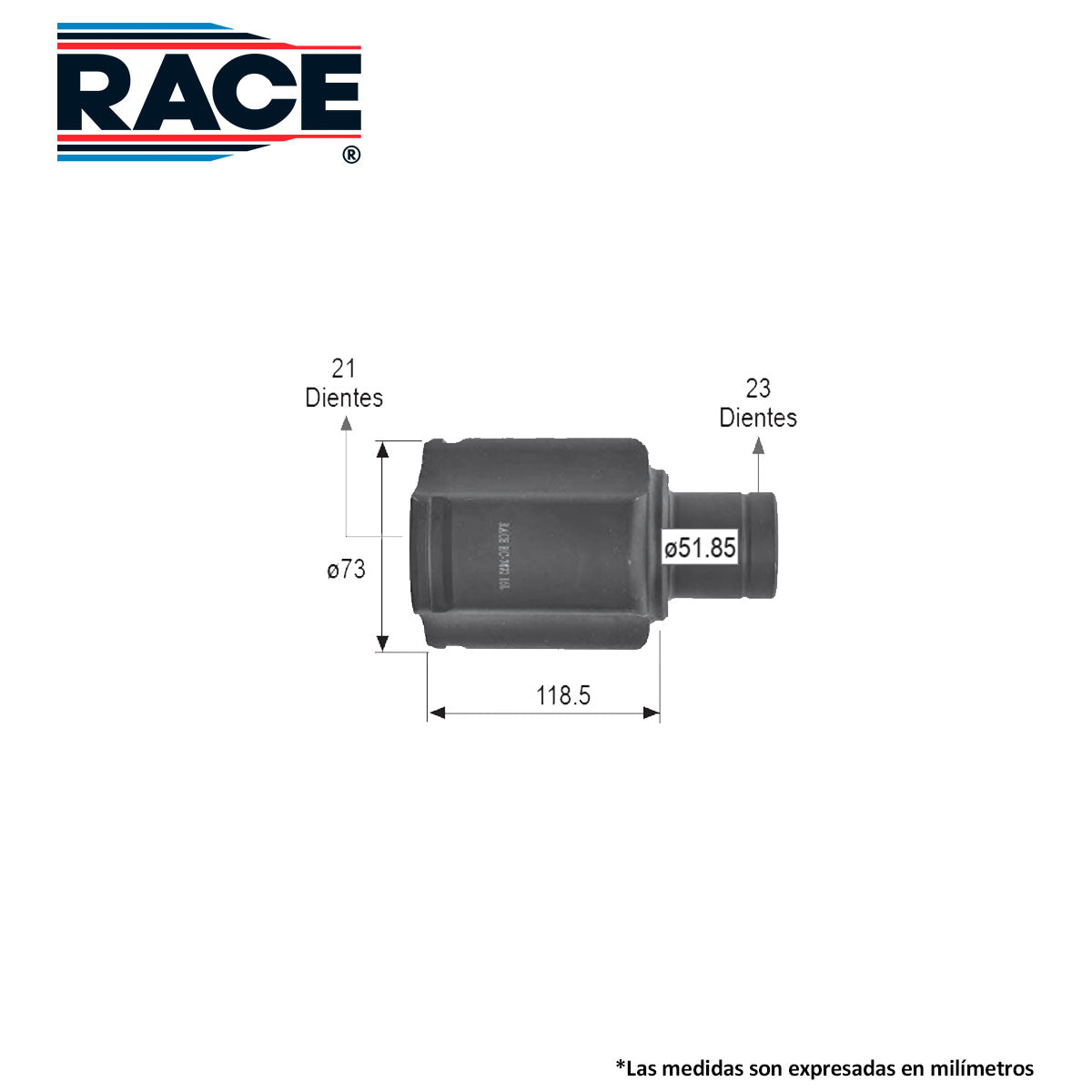 RC-7472 Junta Lado Caja Transmisión Manual  Lado Derecho para Renault Stepway 2010 RACE