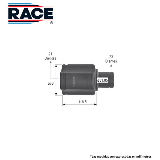 RC-7472 Junta Lado Caja Transmisión Manual  Lado Derecho para Renault Stepway 2015 RACE