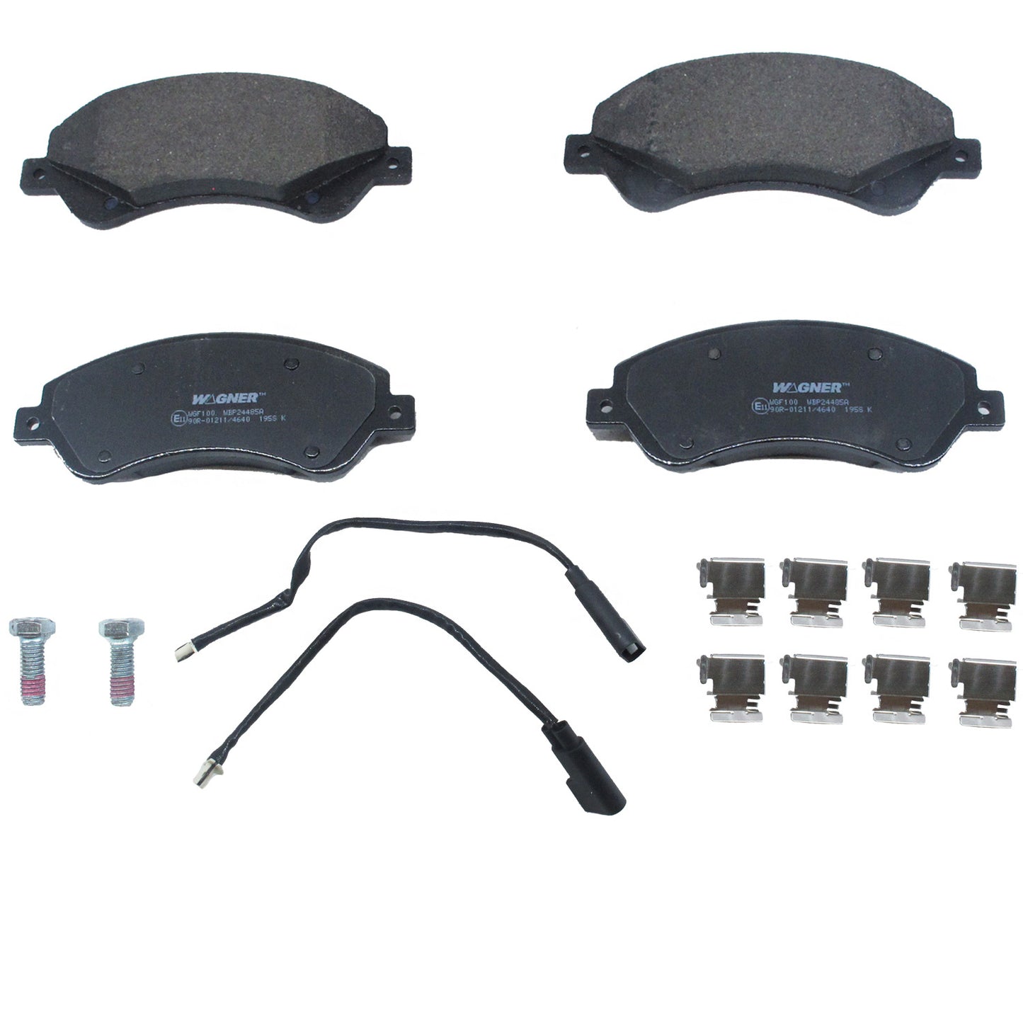 8736-D1528 Balatas Semimetálicas Delanteras para Ford Transit 2012 WAGNER