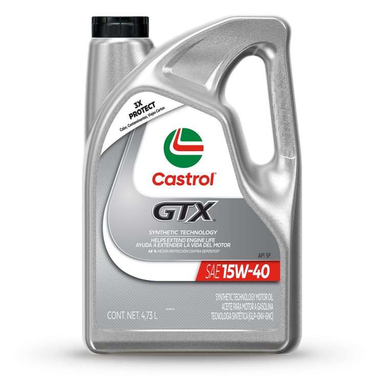 15W-40 Aceite GTX Tecnología Sintética 4.73 L CASTROL