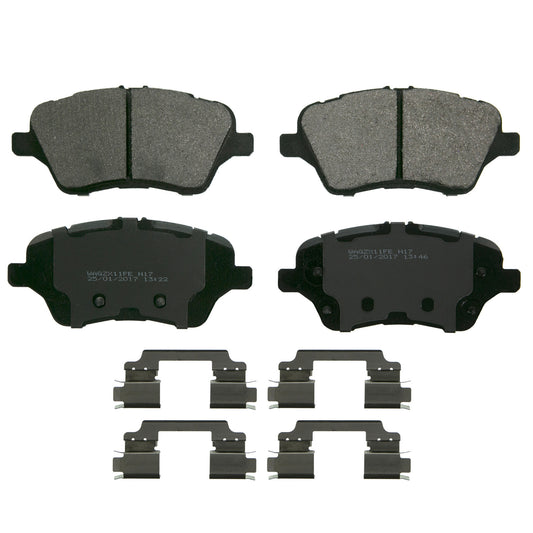 8954-D1730 Balatas Semimetálicas Delanteras para Ford Fiesta 2015 WAGNER