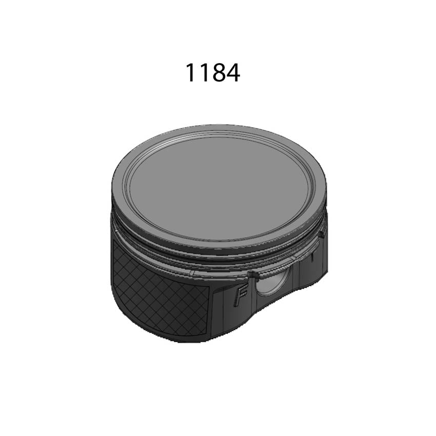 1184-075 Pistón de Motor para Chevrolet Tornado 2012 MORESA