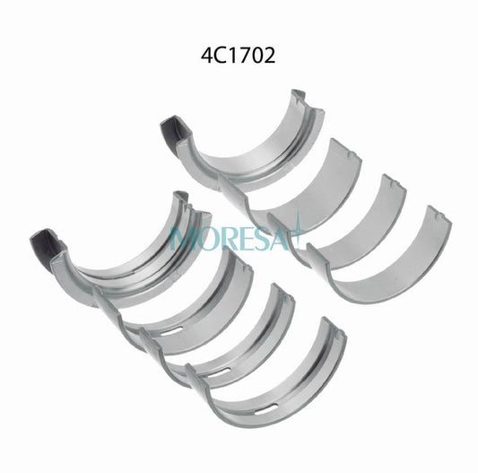 4C1702-STD Cojinetes de Bancada o Metales de Cigüeñal para Ford Aerostar 1988 MORESA