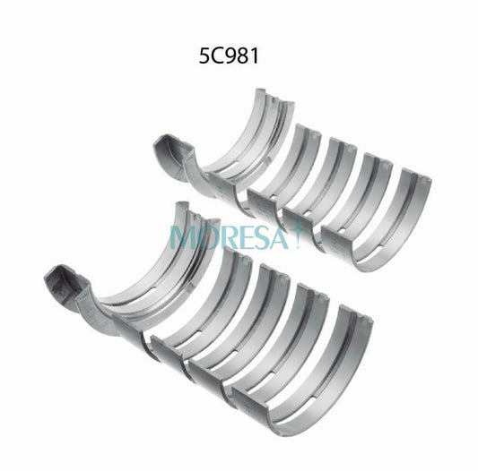 5C981-010 Cojinetes de Bancada o Metales de Cigüeñal para Ford Fairlane 1969 MORESA