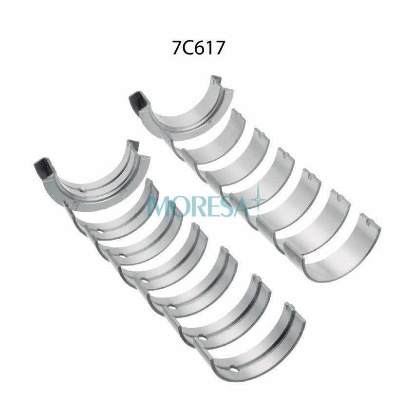 7C617-010 Cojinetes de Bancada o Metales de Cigüeñal para Pontiac Firebird 1971 MORESA