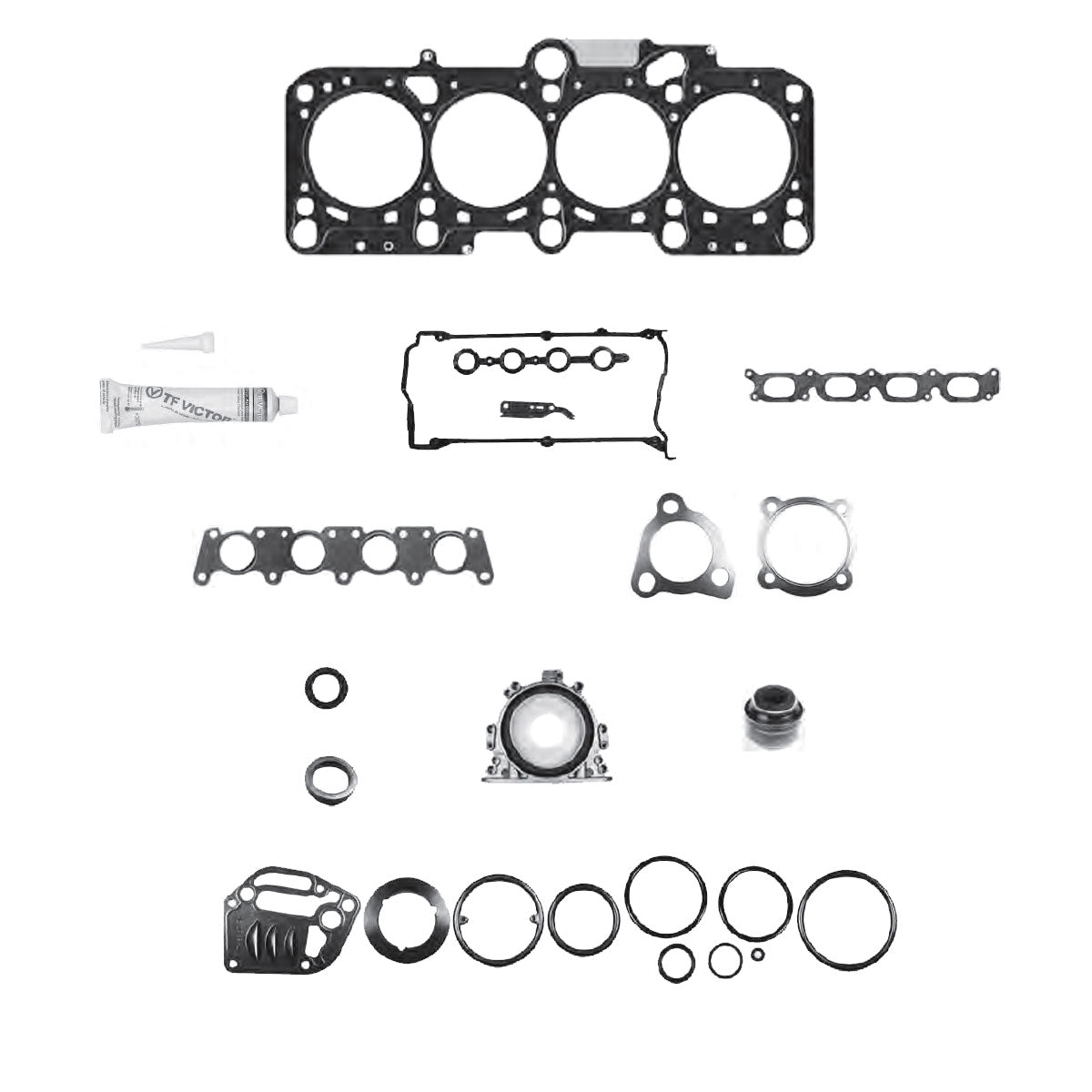 JC-100 Juego Completo de Juntas de  Motor para Volkswagen Passat 2000 TF VICTOR