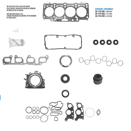 JC-110 Juego Completo de Juntas de  Motor para Volkswagen Beetle 2014 TF VICTOR