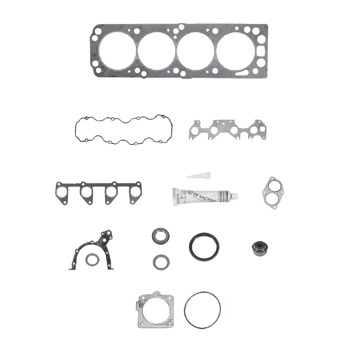 JC-1225 Juego Completo de Juntas de  Motor para Chevrolet Corsa 2004 TF VICTOR