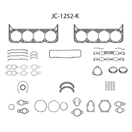 JC-1252-K Juego Completo de Juntas de  Motor para GMC G35 1976 TF VICTOR
