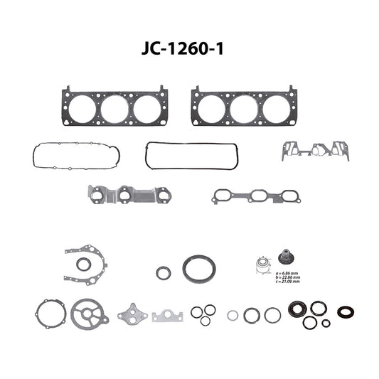 JC-1260-1 Juego Completo de Juntas de  Motor para Pontiac Montana 2002 TF VICTOR