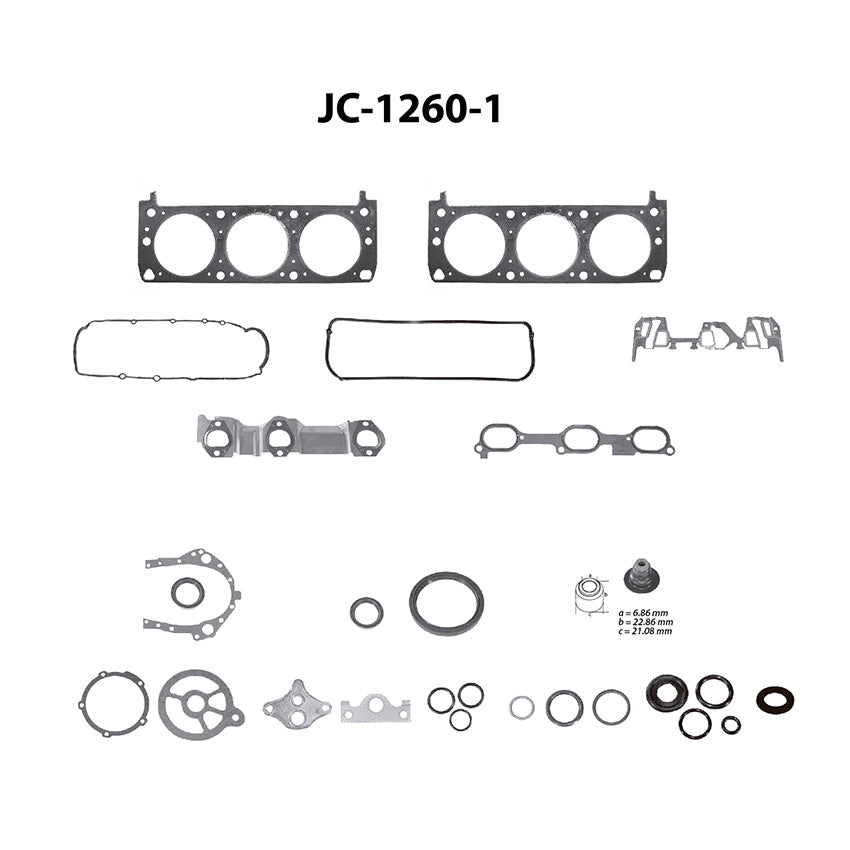 JC-1260-1 Juego Completo de Juntas de  Motor para Chevrolet Venture 2003 TF VICTOR