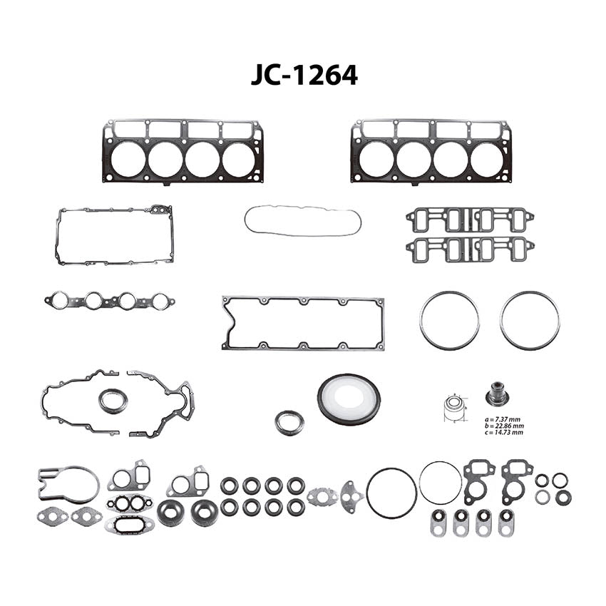 JC-1264 Juego Completo de Juntas de  Motor para Chevrolet Trailblazer 2006 TF VICTOR