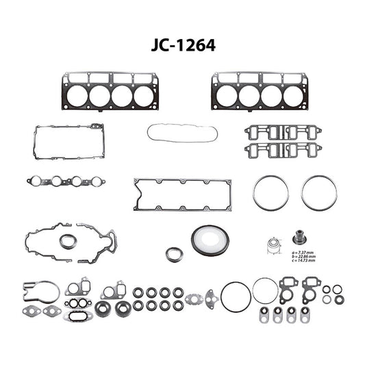 JC-1264 Juego Completo de Juntas de  Motor para Chevrolet Trailblazer 2006 TF VICTOR
