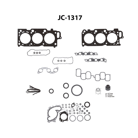 JC-1317 Juego Completo de Juntas de  Motor para Toyota Camry 2004 TF VICTOR