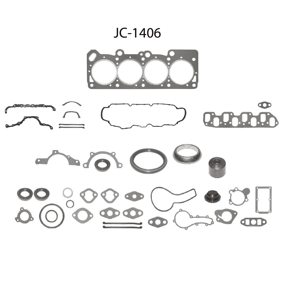 JC-1406 Juego Completo de Juntas de  Motor para Dodge Spirit 1993 TF VICTOR