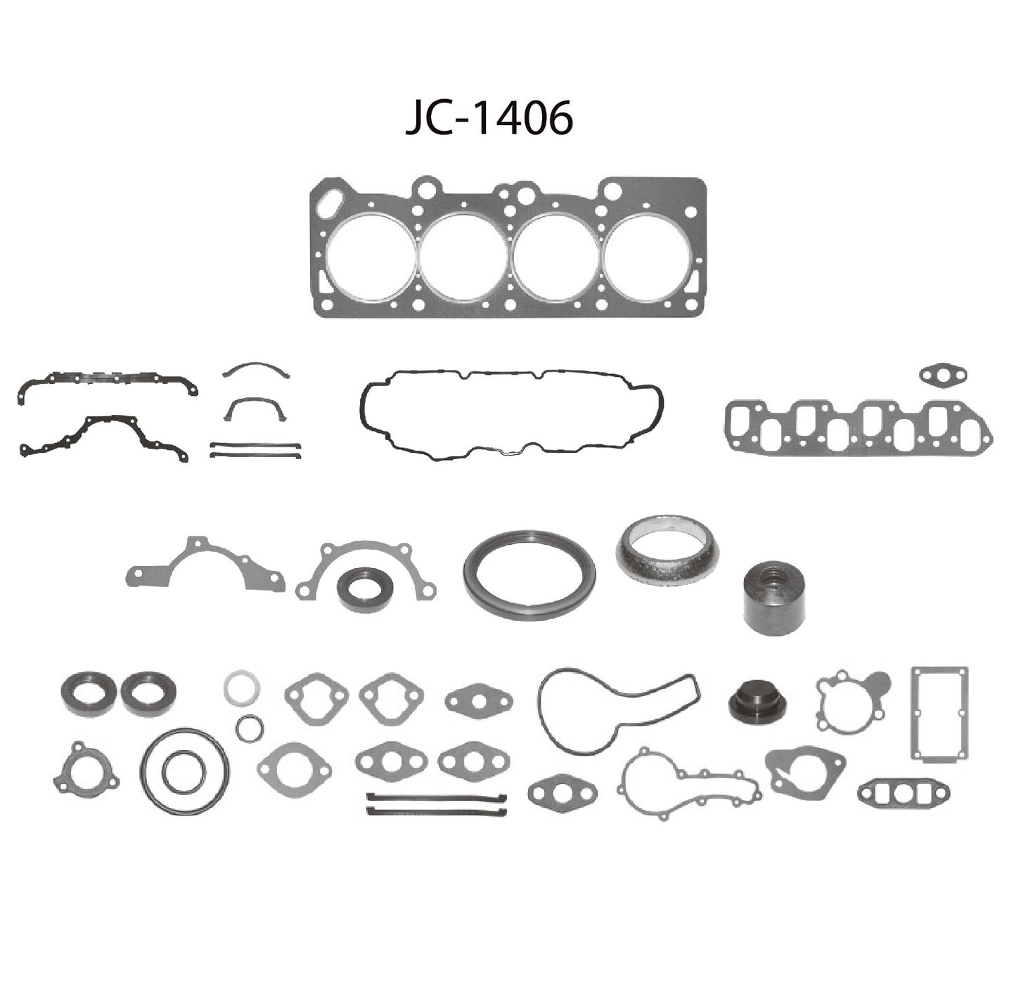 JC-1406 Juego Completo de Juntas de  Motor para Dodge Omni 1982 TF VICTOR