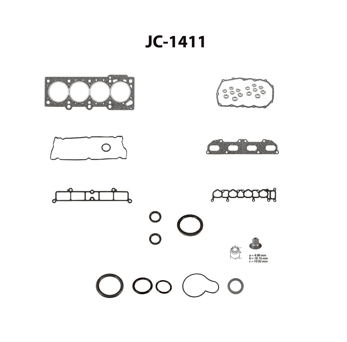 JC-1411 Juego Completo de Juntas de  Motor para Dodge Stratus 2004 TF VICTOR
