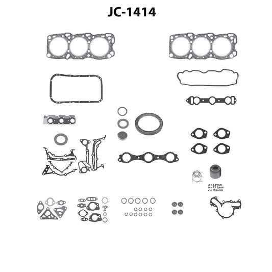 JC-1414 Juego Completo de Juntas de  Motor para Plymouth Grand Voyager 1992 TF VICTOR