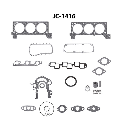 JC-1416 Juego Completo de Juntas de  Motor para Chrysler Grand Voyager 1994 TF VICTOR