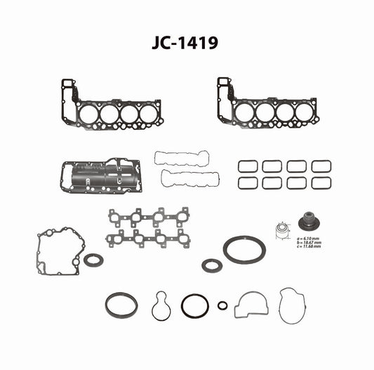 JC-1419 Juego Completo de Juntas de  Motor para Dodge Dakota 2006 TF VICTOR