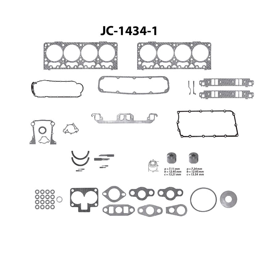 JC-1434-1 Juego Completo de Juntas de  Motor para Dodge Ram 2500 Van 1999 TF VICTOR
