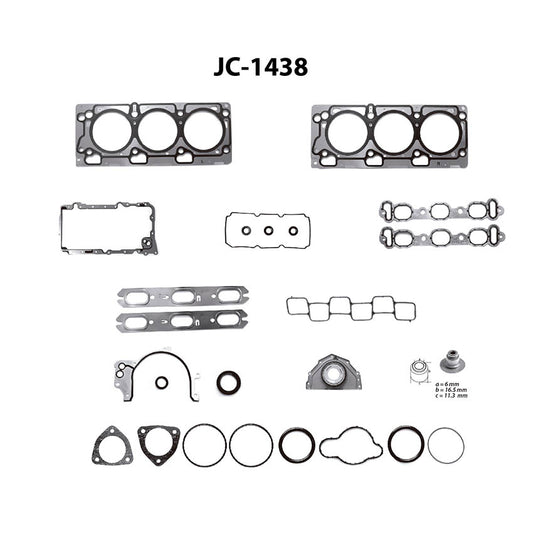 JC-1438 Juego Completo de Juntas de  Motor para Chrysler 300 2007 TF VICTOR